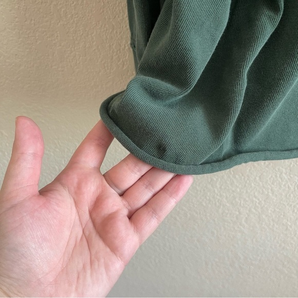 Aerie Green Oversized Hoodie Sweatshirt Athleisure Womens Size Medium - Picture 4 of 7